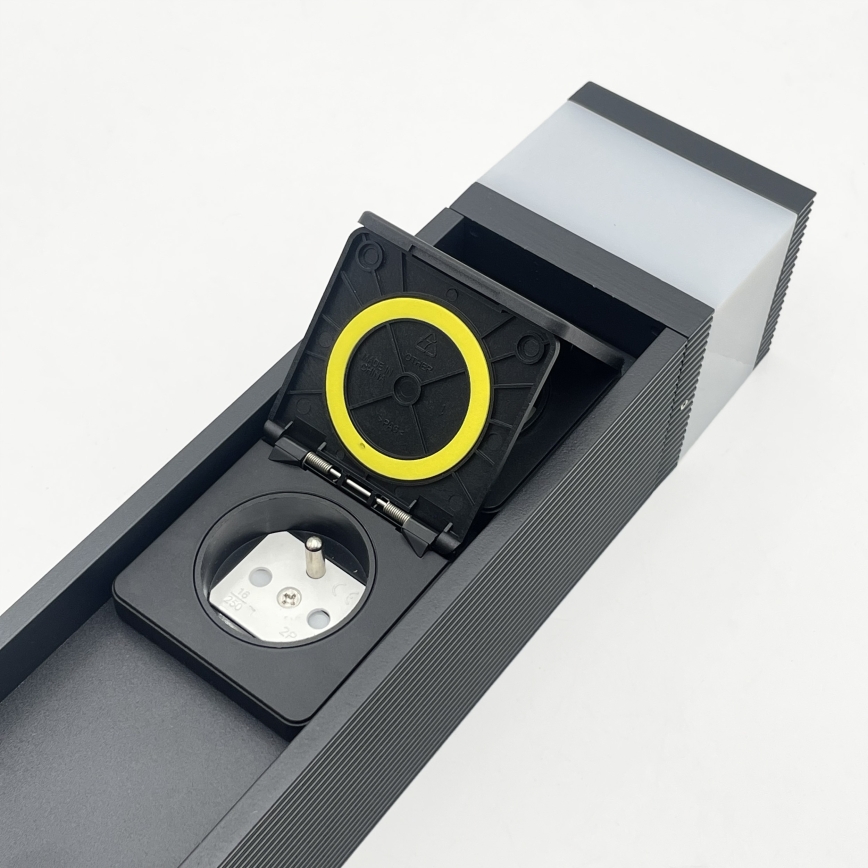 Lampada da esterno VESPER con 2 portalampade, 1xG9/5W/230V, IP44, 30 cm, nera