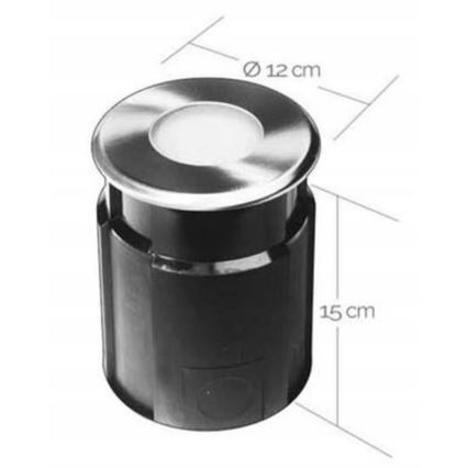 Lampada da incasso da esterno LED EASY CONNECT 1xGU10/4W/230V 3000K IP65 arrotondato