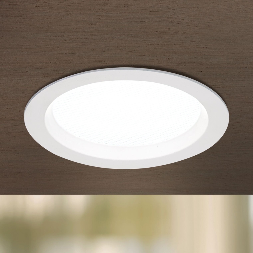 Lampada da incasso dimmerabile per bagno OFFICE LED/15W/230V 3000/4000/6000K Ø 14 cm UGR19 IP44 bianco