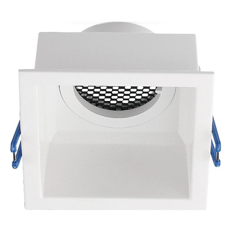 Lampada da incasso GU10 9x9 cm bianco