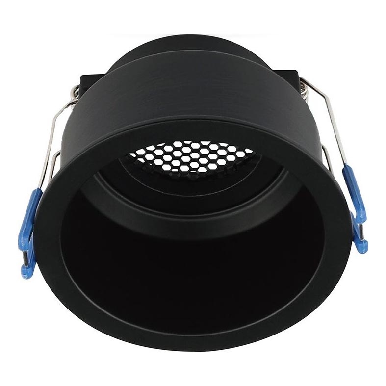 Lampada da incasso GU10 diametro 9 cm nero