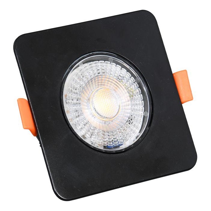 Lampada da incasso LED dimmerabile KENT LED/3/5/7W/230V3000/4000/6000K 9x9 cm nero