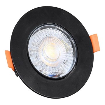 Lampada da incasso LED dimmerabile ZITA LED/3/5/7W/230V 3000/4000/6000K diametro 9 cm nero