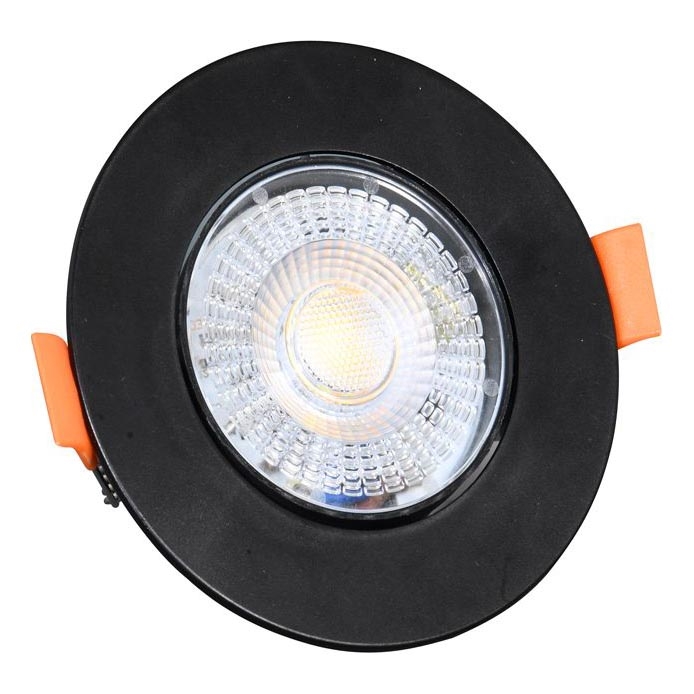 Lampada da incasso LED dimmerabile ZITA LED/3/5/7W/230V 3000/4000/6000K diametro 9 cm nero