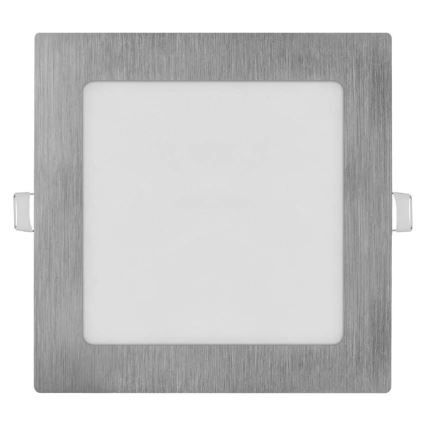 Lampada da incasso LED NEXXO LED/12,5W/230V 3000/3500/4000K argento 17x17 cm