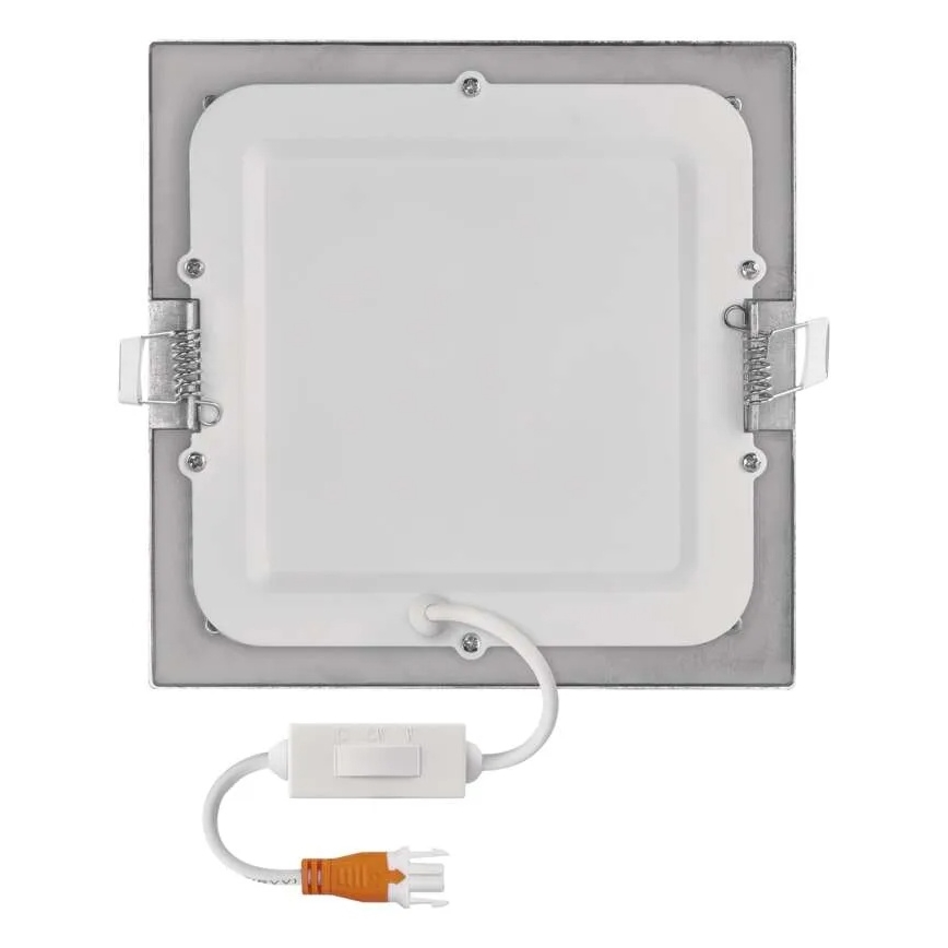 Lampada da incasso LED NEXXO LED/12,5W/230V 3000/3500/4000K argento 17x17 cm