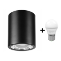 Lampada da incasso LED TACO 1xE27/15W/230V nero
