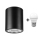 Lampada da incasso LED TACO 1xE27/15W/230V nero