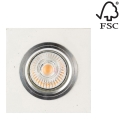 Lampada da incasso LED VITAR 1xGU10/5W/230V calcestruzzo - certificato FSC