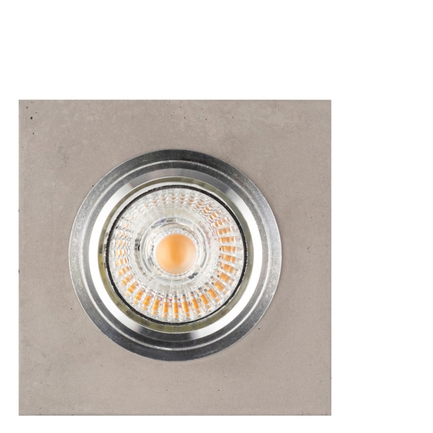Lampada da incasso LED VITAR 1xGU10/5W/230V CRI 90 cemento