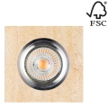Lampada da incasso LED VITAR 1xGU10/5W/230V pietra - certificato FSC