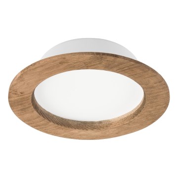 Lampada da incasso LED WOODY SPOT LED/12,5W/230V 4000K noce ? 16 cm