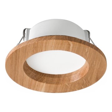 Lampada da incasso LED WOODY SPOT LED/5,5W/230V 4000K rovere ? 10 cm