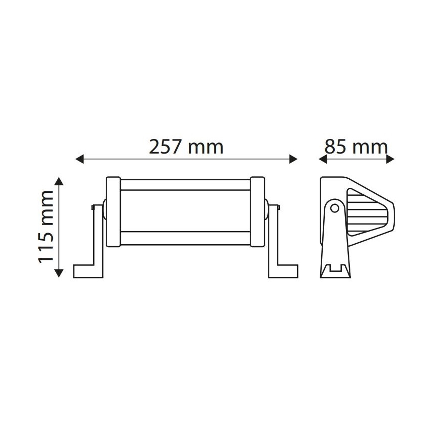 Lampada da lavoro LED EPISTAR LED/300W/10-30V IP67 6000K