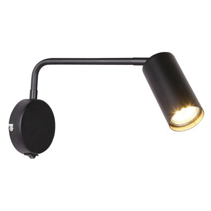 Lampada da muro  TINA 1xGU10/15W/230V nera