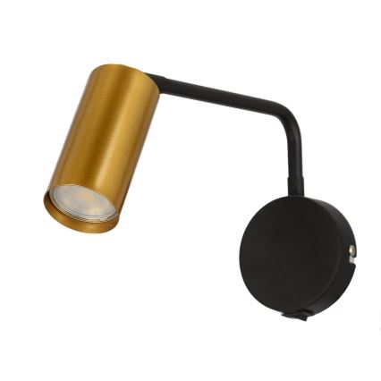 Lampada da muro TINA 1xGU10/15W/230V nero/oro