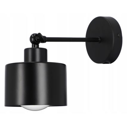 Lampada da parete 1xE27/20W/230V nera