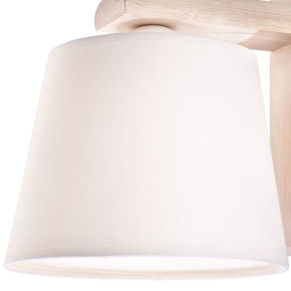 Lampada da parete 1xE27/60W/230V rovere