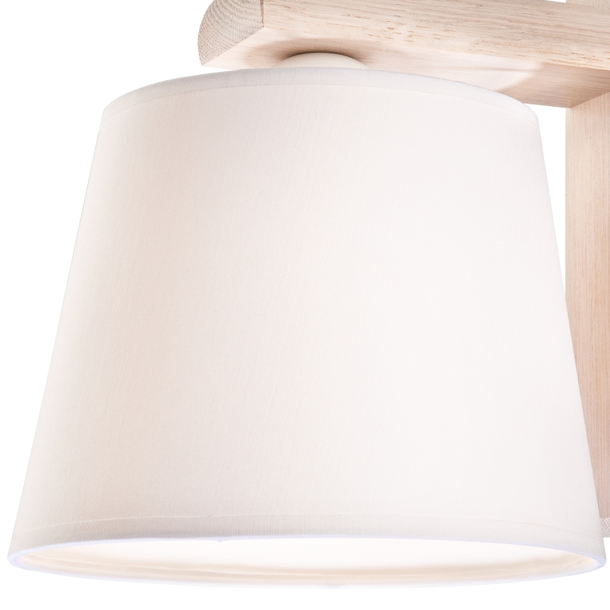 Lampada da parete 1xE27/60W/230V rovere