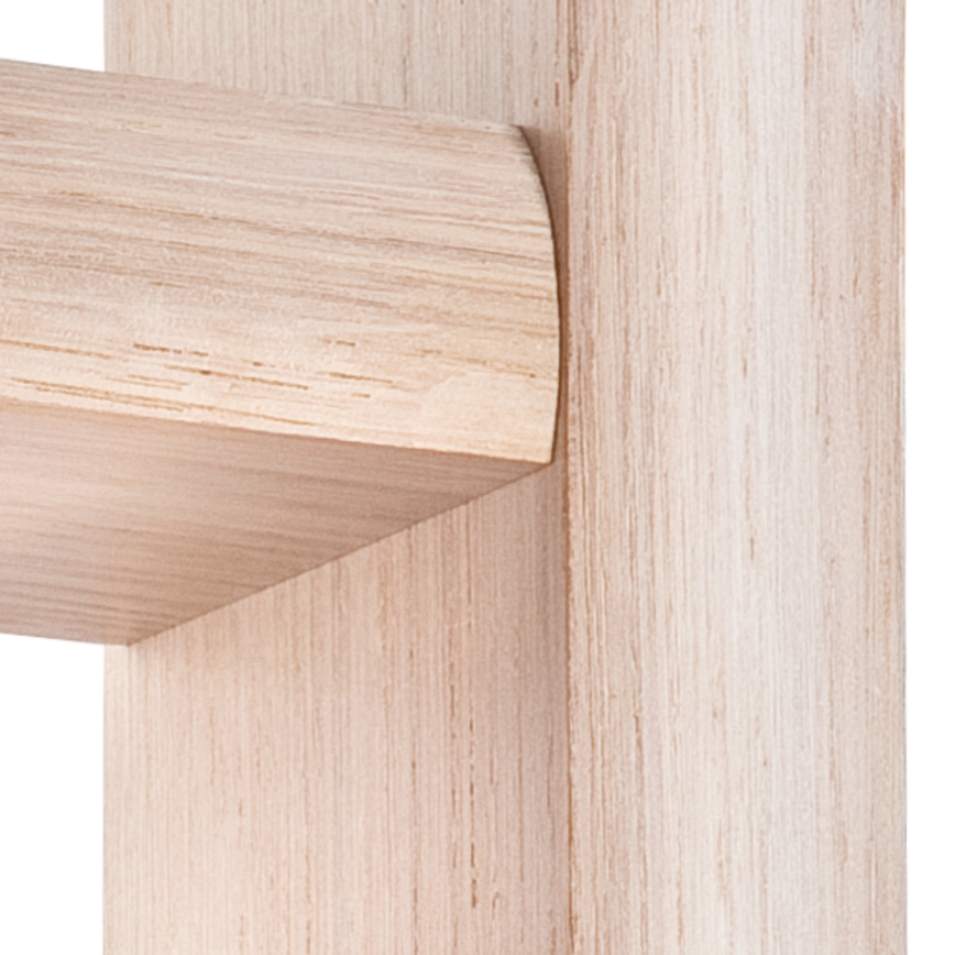 Lampada da parete 1xE27/60W/230V rovere