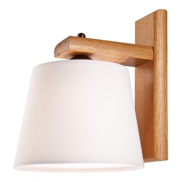 Lampada da parete 1xE27/60W/230V rovere