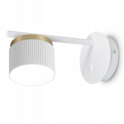 Lampada da parete 1xGX53/35W/230V bianco/oro