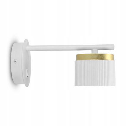 Lampada da parete 1xGX53/35W/230V bianco/oro