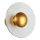 Lampada da parete a LED GLAMOUR LED/9W/230V dorata