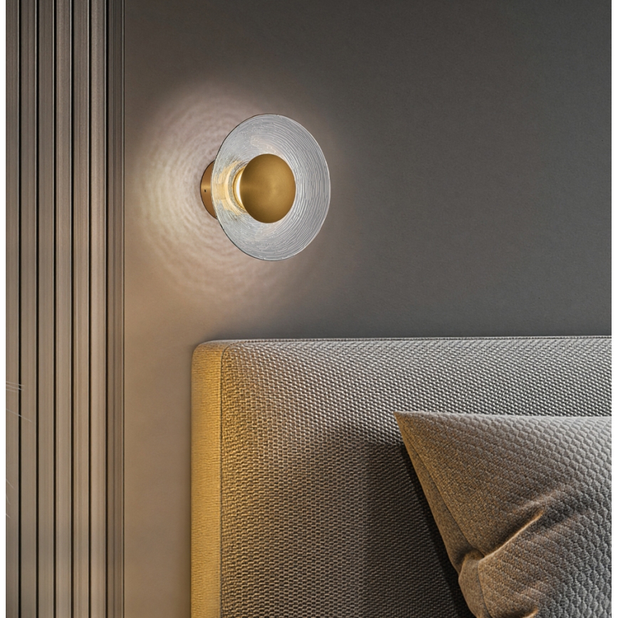 Lampada da parete a LED GLAMOUR LED/9W/230V dorata