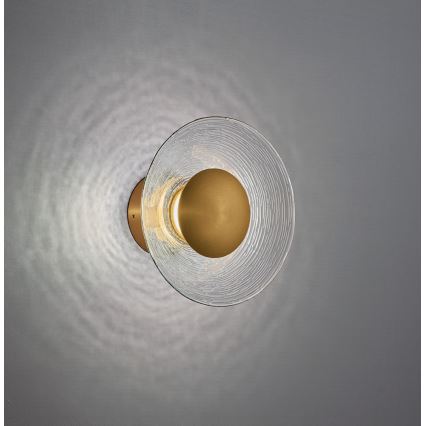 Lampada da parete a LED GLAMOUR LED/9W/230V dorata