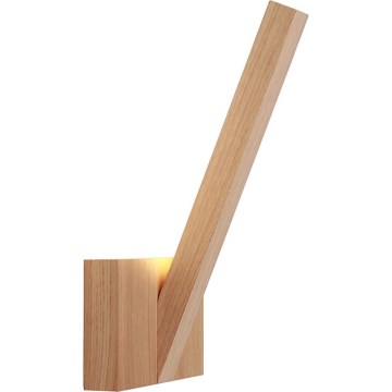 Lampada da parete a LED LINUS, 3W/230V, finitura rovere