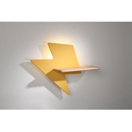 Lampada da parete a LED per bambini con mensola LIGHTHING LED/4W/230V