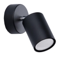 Lampada da parete a spot LEMMI 1xGU10/40W/230V nero