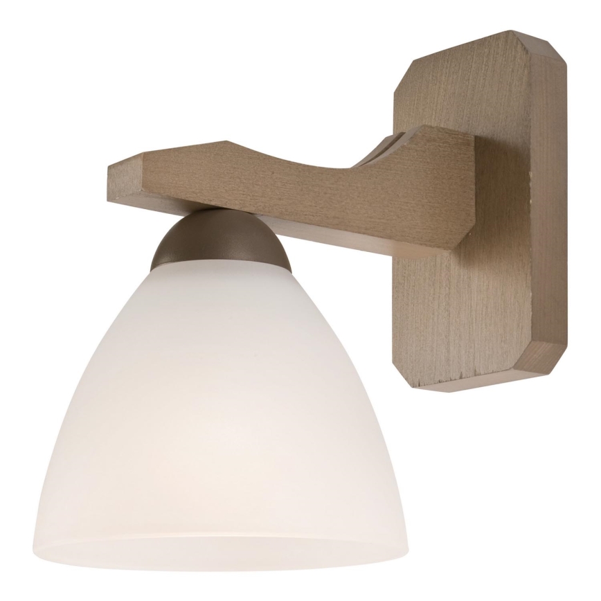 Lampada da parete ADRIANO 1xE27/60W/230V faggio