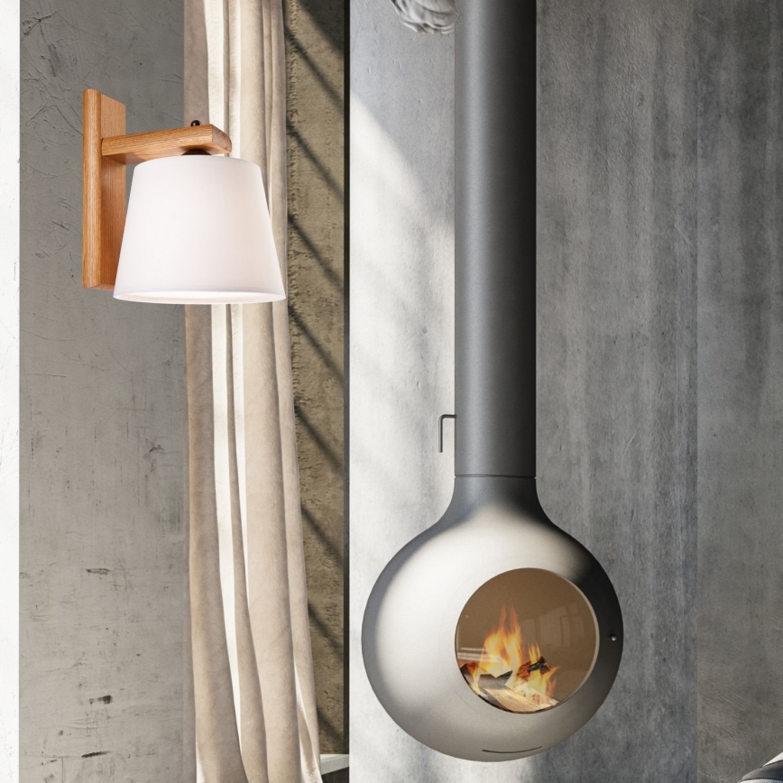 Lampada da parete AIDA 1xE27/60W/230V rovere