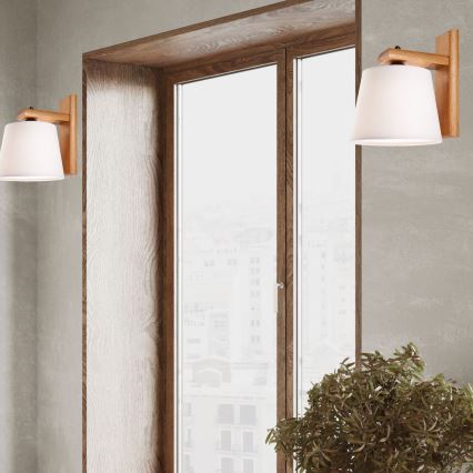 Lampada da parete AIDA 1xE27/60W/230V rovere