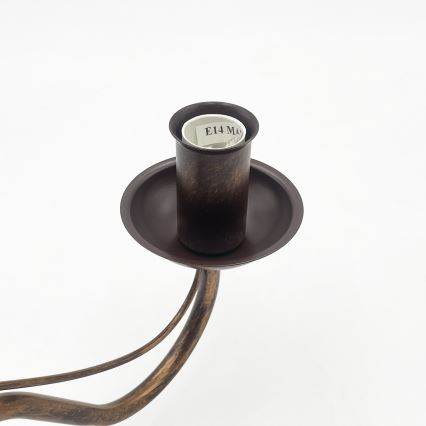 Lampada da parete ANTON 1xE14/60W/230V bronzo