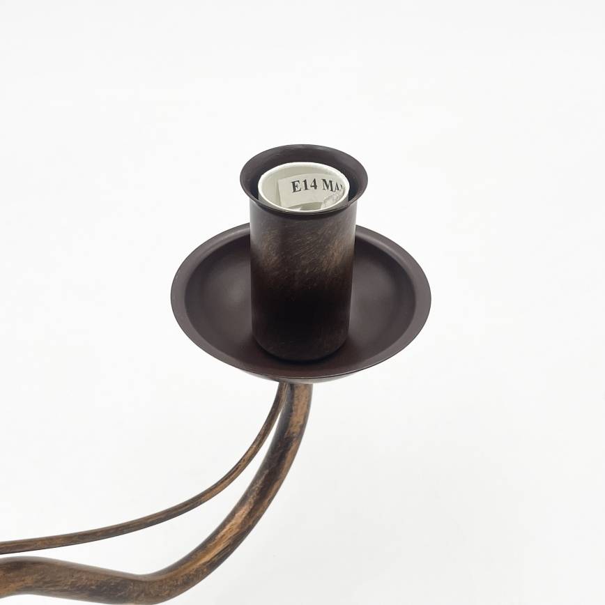 Lampada da parete ANTON 1xE14/60W/230V bronzo