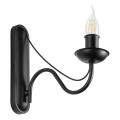 Lampada da parete ANTON 1xE14/60W/230V nera