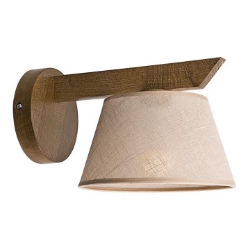 Lampada da parete ANTONIO 1xE14/40W/230V faggio