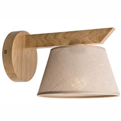 Lampada da parete ANTONIO 1xE14/40W/230V rovere