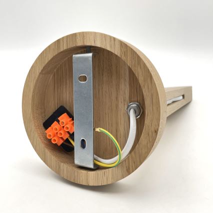 Lampada da parete ANTONIO 1xE14/40W/230V rovere