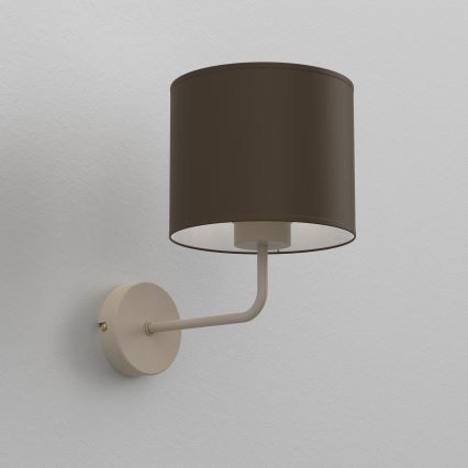 Lampada da parete ARDEN 1xE27/15W/230V beige/marrone