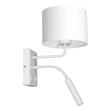 Lampada da parete ARDEN 1xE27/60W+1xG9/8W/230V bianca