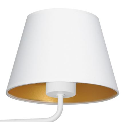 Lampada da parete ARDEN 1xE27/60W/230V bianco/oro