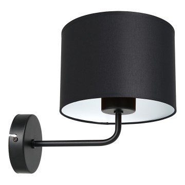 Lampada da parete ARDEN 1xE27/60W/230V nero/bianco