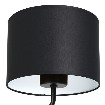 Lampada da parete ARDEN 1xE27/60W/230V nero/bianco
