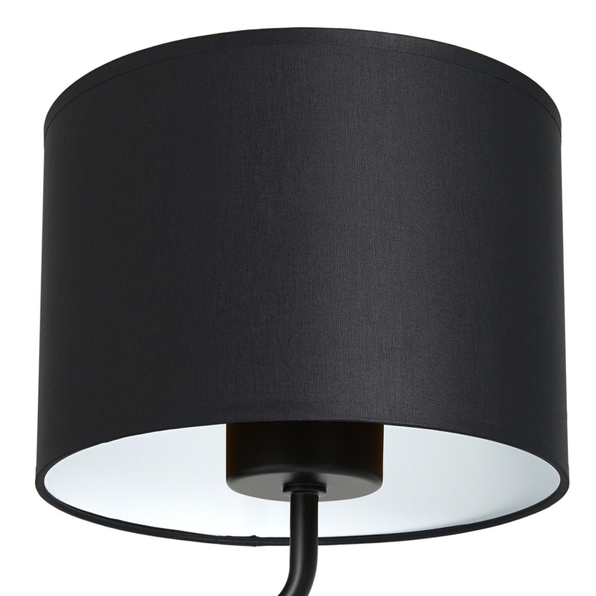 Lampada da parete ARDEN 1xE27/60W/230V nero/bianco