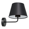 Lampada da parete ARDEN 1xE27/60W/230V nero/bianco