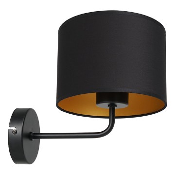 Lampada da parete ARDEN 1xE27/60W/230V nero/oro